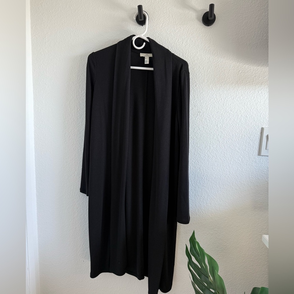Nordstrom Halston Black Duster XS